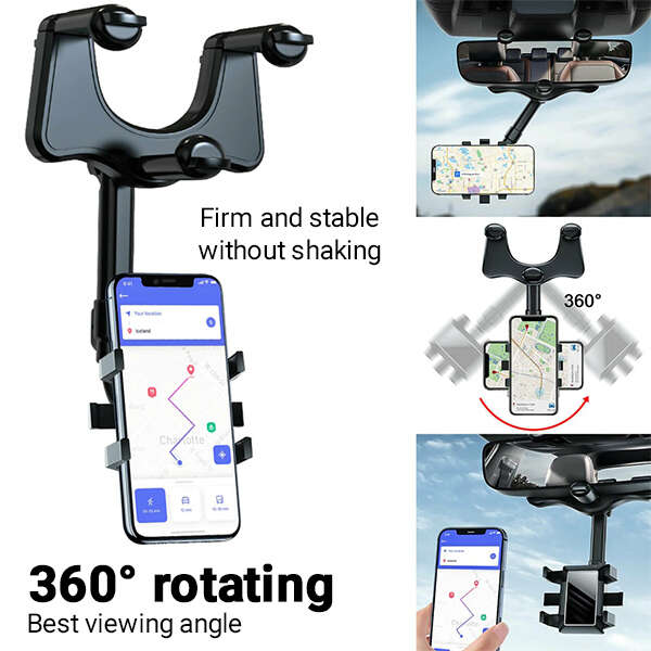 Suport rotativ si retractabil pentru telefon pentru masina