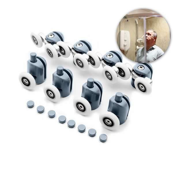 Set de 8 role pentru cabina de dus